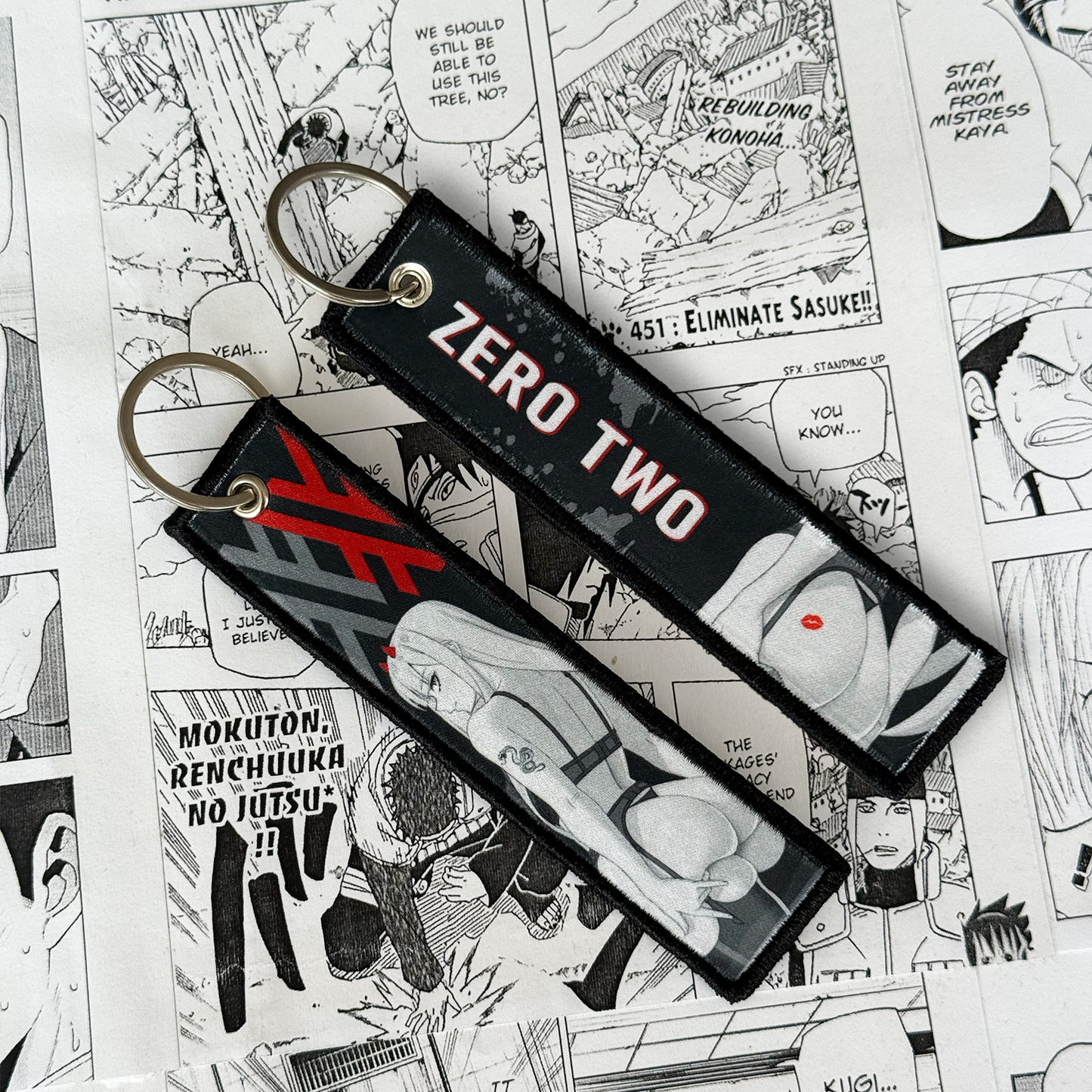 ZeroTwo WAIFU JET TAG | KEYCHAIN