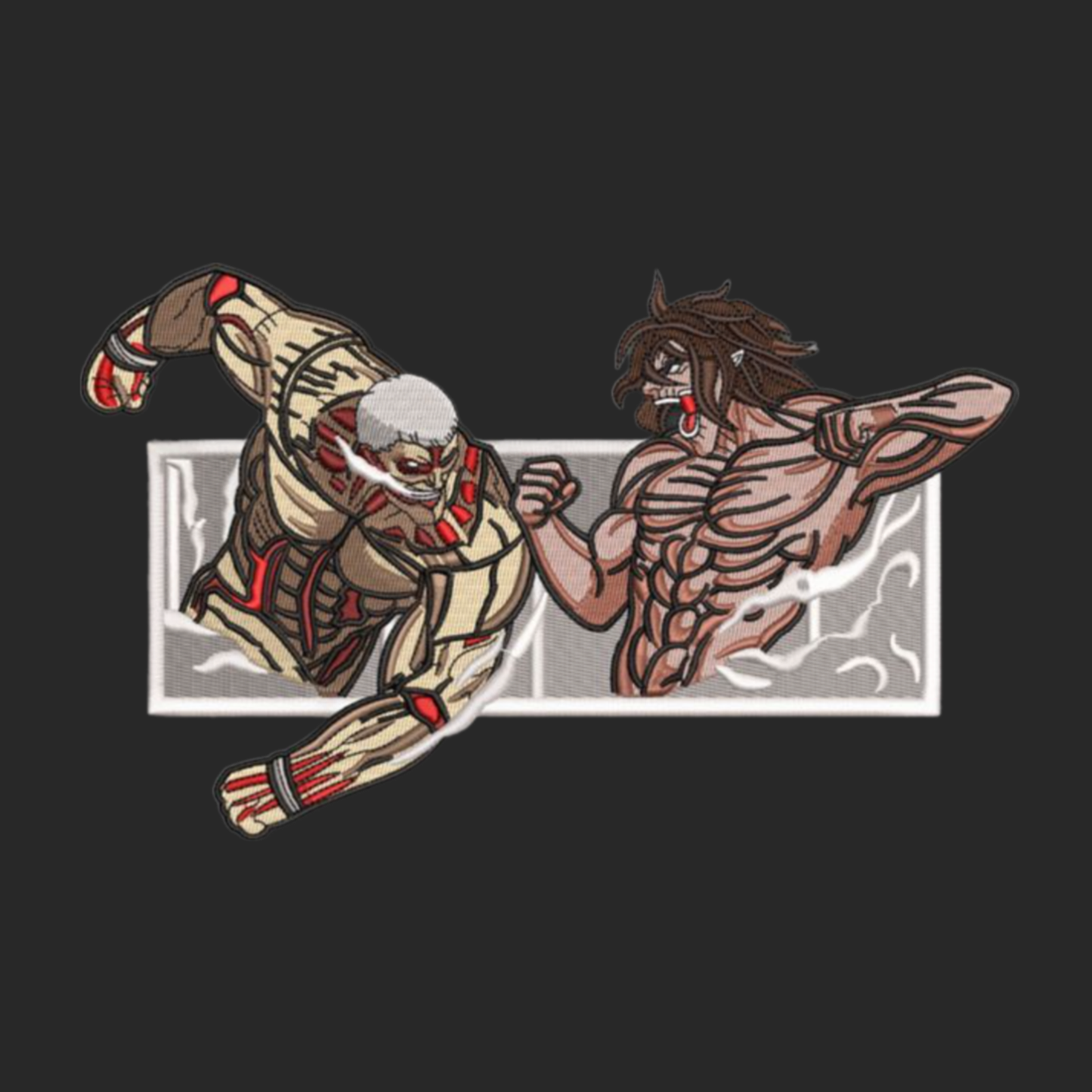 ATTACK ON TITAN EMBROIDERY T-SHIRT