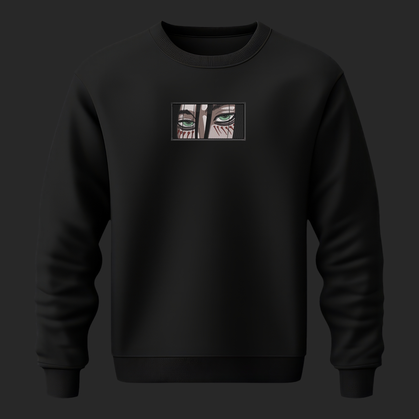 EREN YEAGER EMBROIDERY SWEATSHIRT