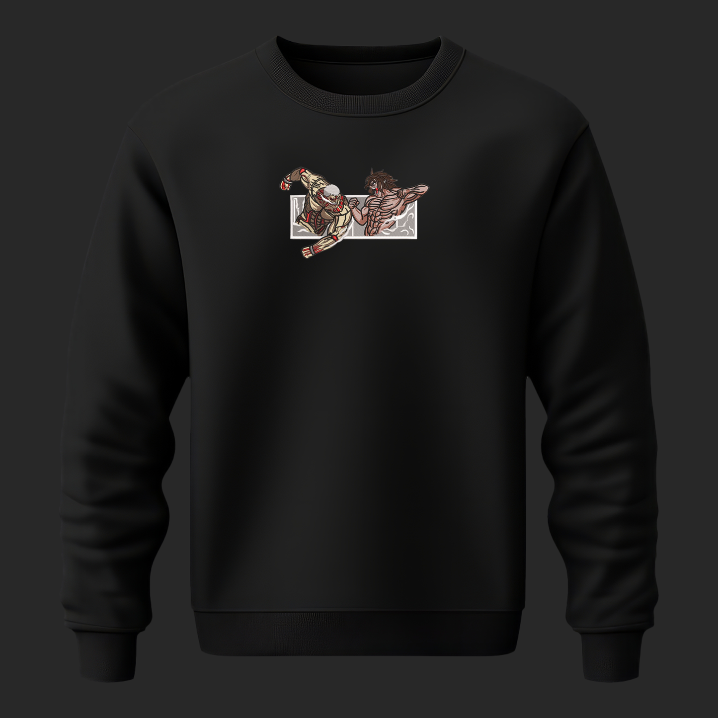 ATTACK ON TITAN EMBROIDERY SWEATSHIRT