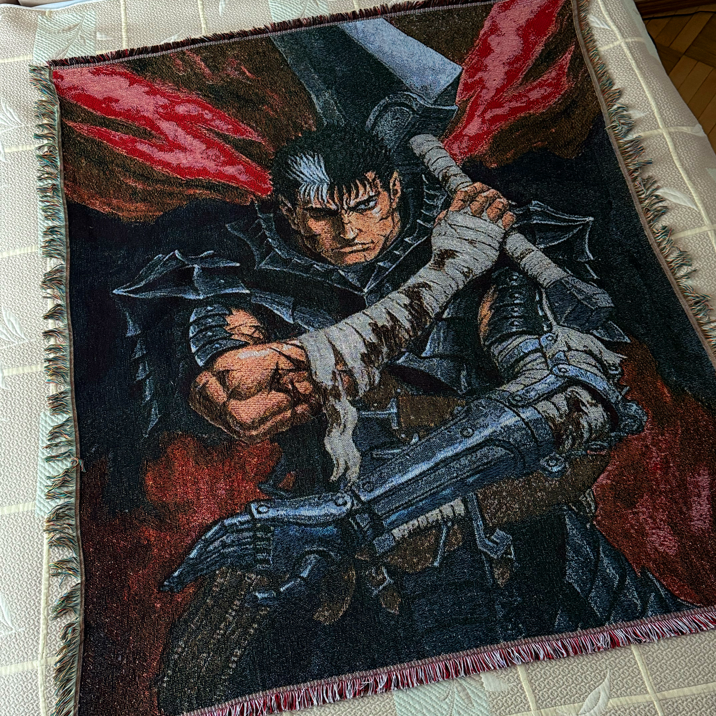 BERSERK HANDMADE ANIME WOVEN TAPESTRY BLANKET