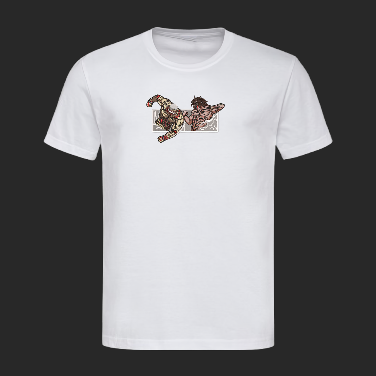 ATTACK ON TITAN EMBROIDERY T-SHIRT