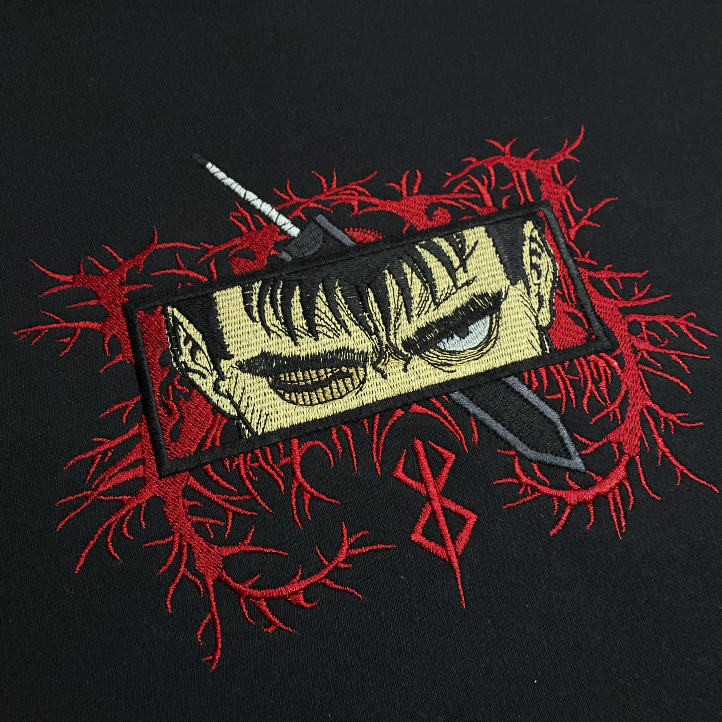 BERSERK EMBROIDERY T-SHIRT