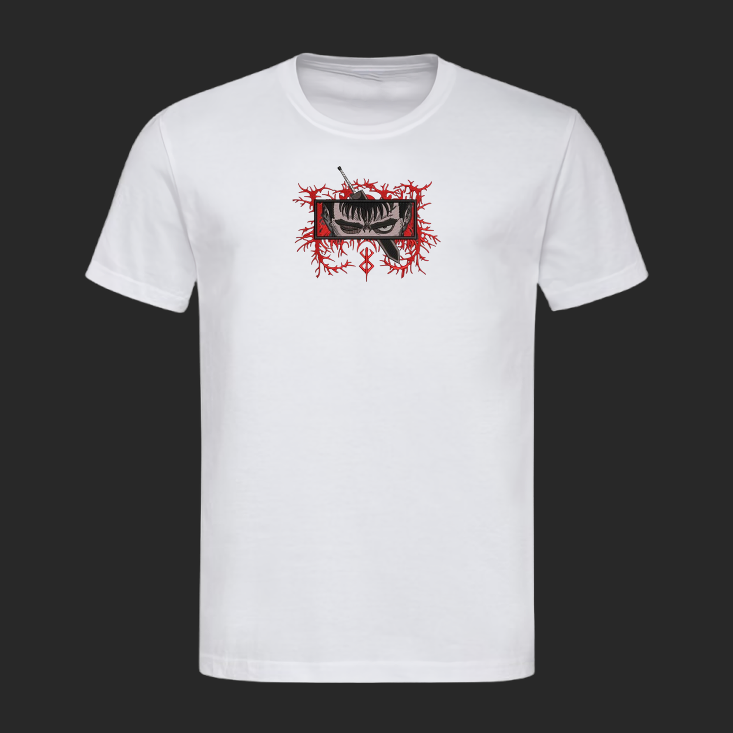 BERSERK EMBROIDERY T-SHIRT