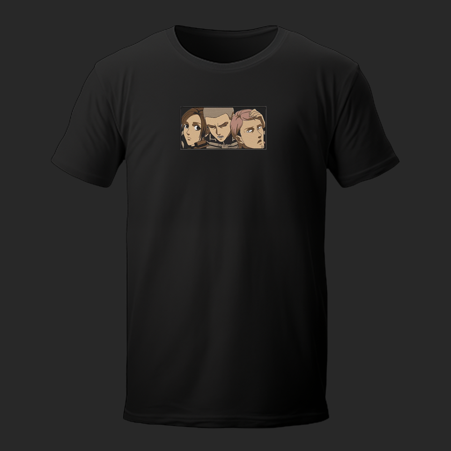 ATTACK ON TITAN EMBROIDERY T-SHIRT