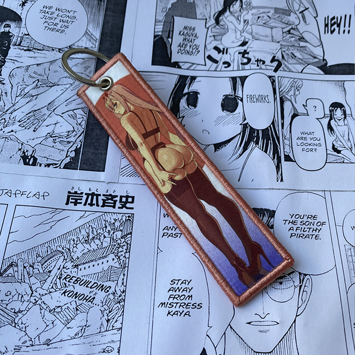 ZEROTWO WAIFU JET TAG | KEYCHAIN