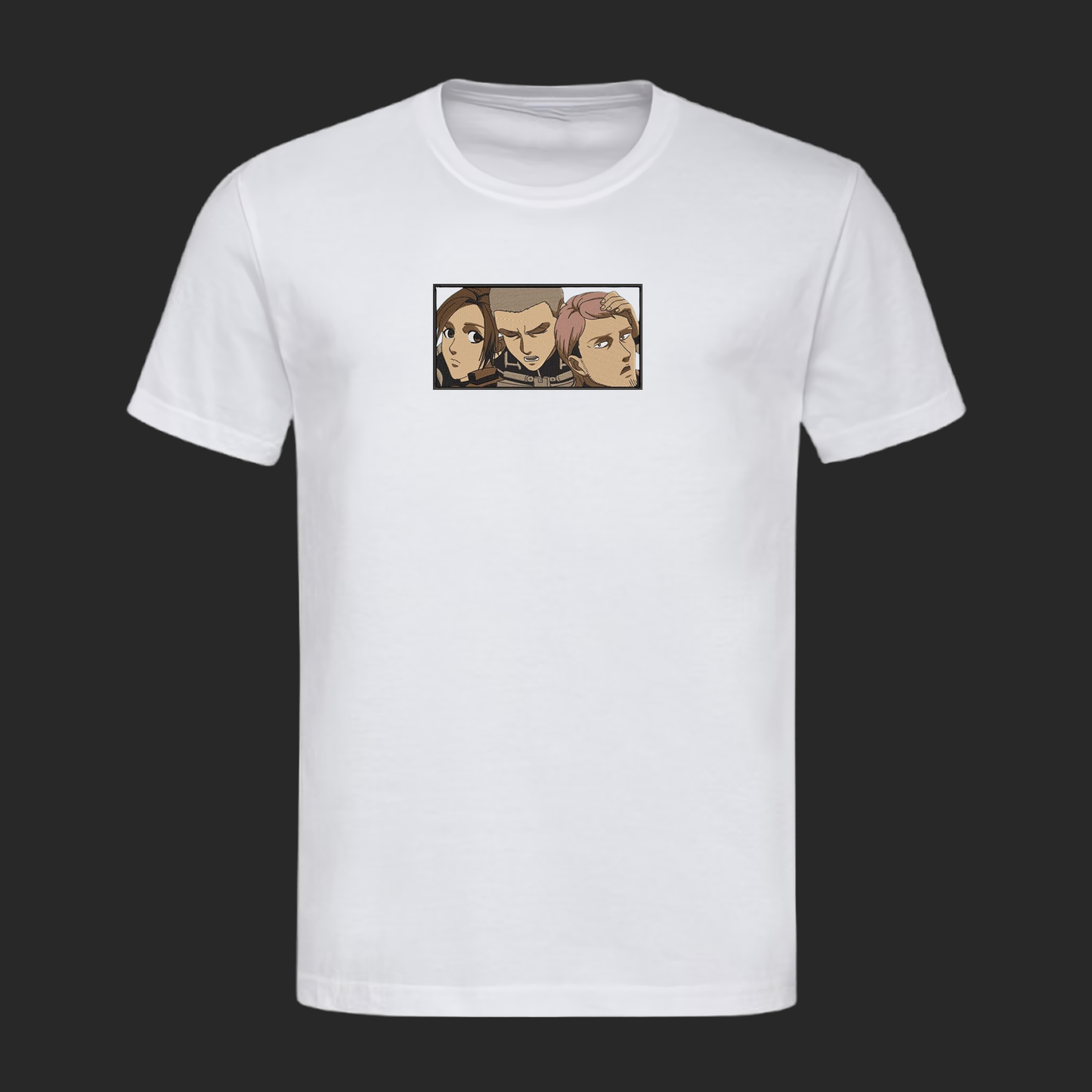 ATTACK ON TITAN EMBROIDERY T-SHIRT