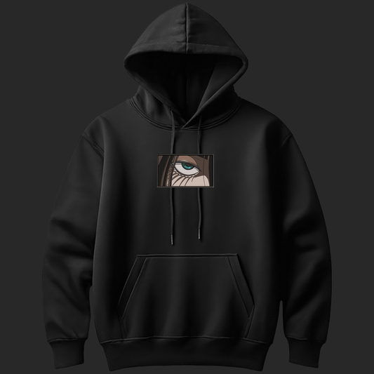 EREN YEAGER EMBROIDERY HOODIE