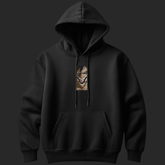 EREN YEAGER EMBROIDERY HOODIE