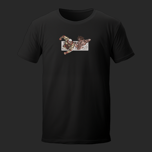 ATTACK ON TITAN EMBROIDERY T-SHIRT