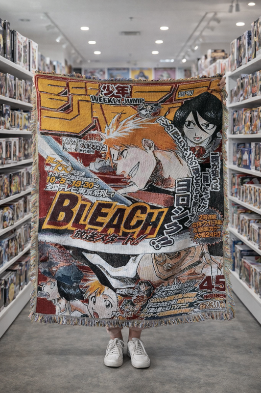 BLEACH HANDMADE WOVEN TAPESTRY BLANKET