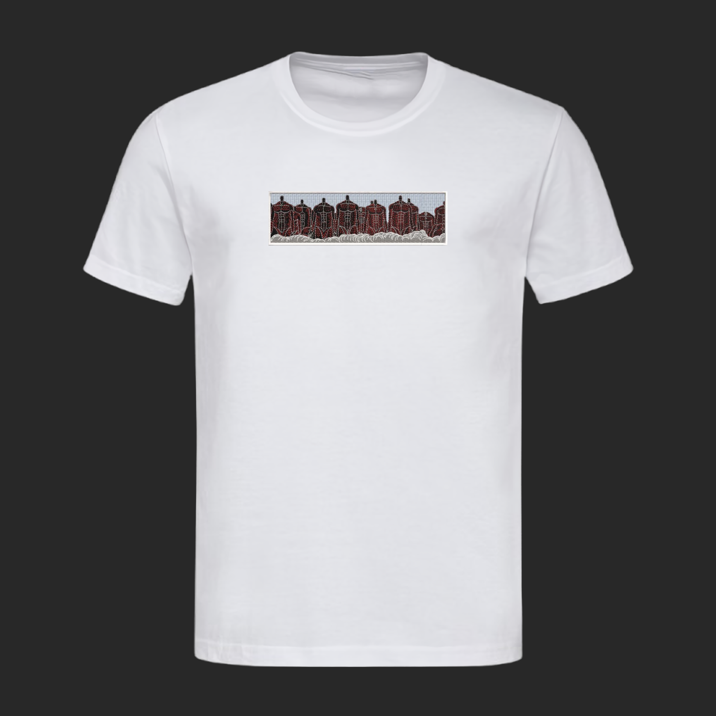 ATTACK ON TITAN EMBROIDERY T-SHIRT