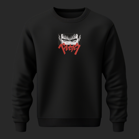 BERSERK EMBROIDERY SWEATSHIRT