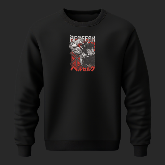 BERSERK EMBROIDERY SWEATSHIRT