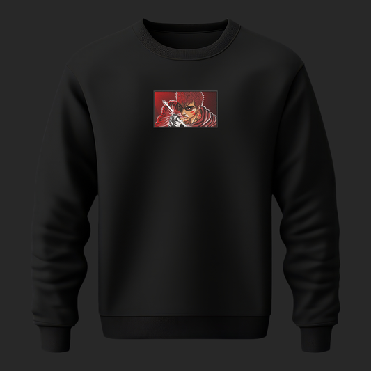 BERSERK EMBROIDERY SWEATSHIRT