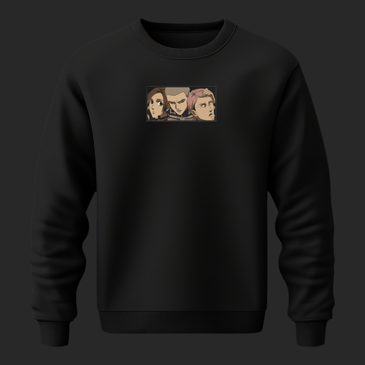ATTACK ON TITAN EMBROIDERY SWEATSHIRT