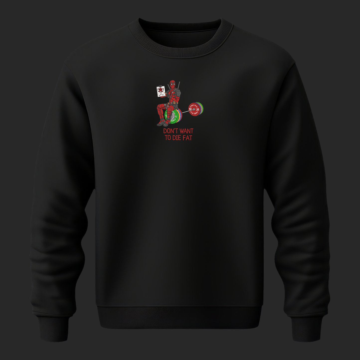 DEADPOOL EMBROIDERY SWEATSHIRT