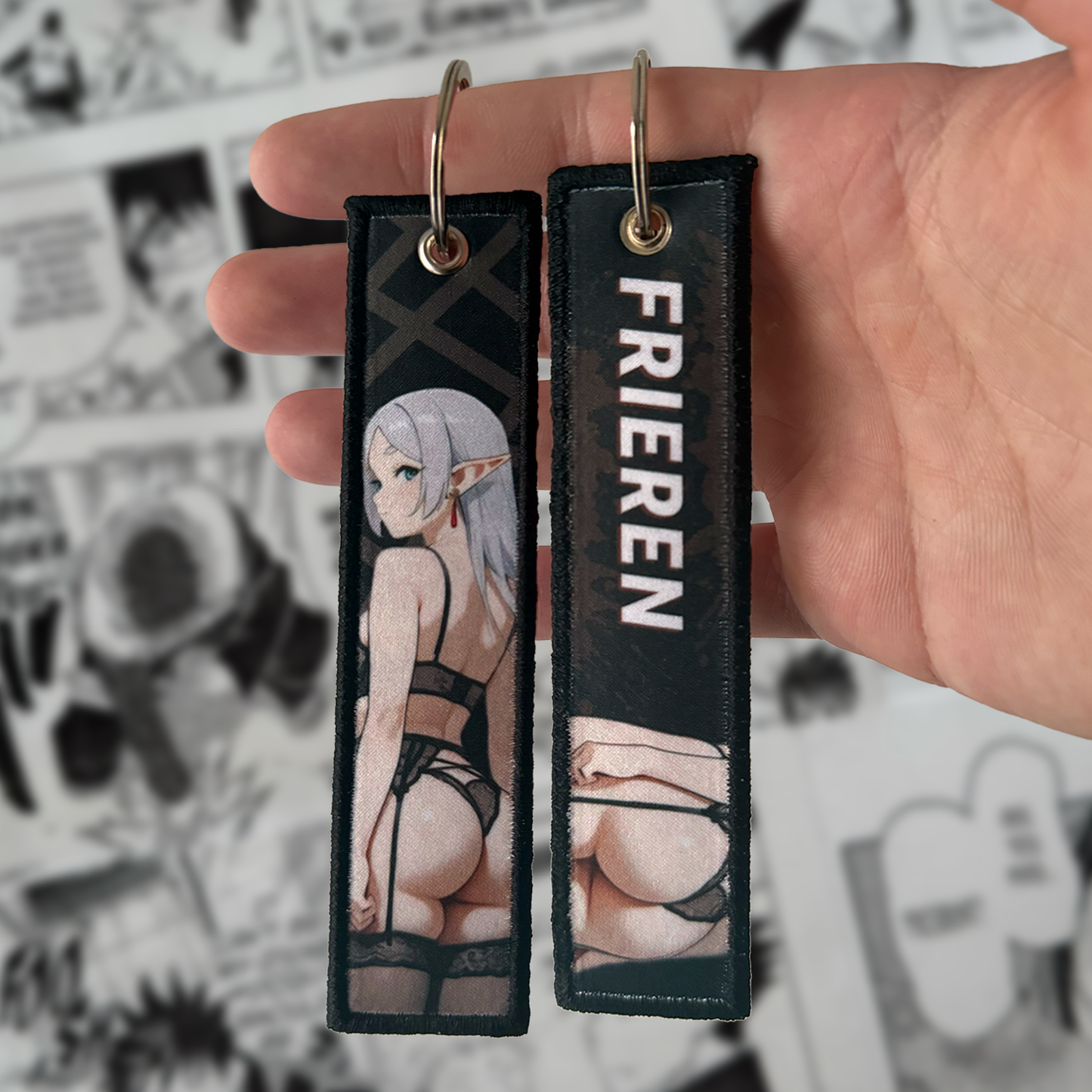 FRIEREN WAIFU JET TAG | KEYCHAIN