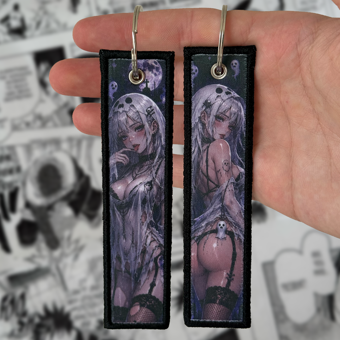 GHOST GIRL JET TAG | KEYCHAIN