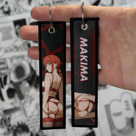 MAKIMA WAIFU JET TAG | KEYCHAIN