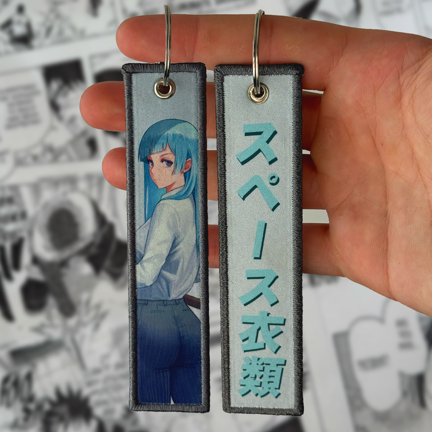MIWA WAIFU JET TAG | KEYCHAIN