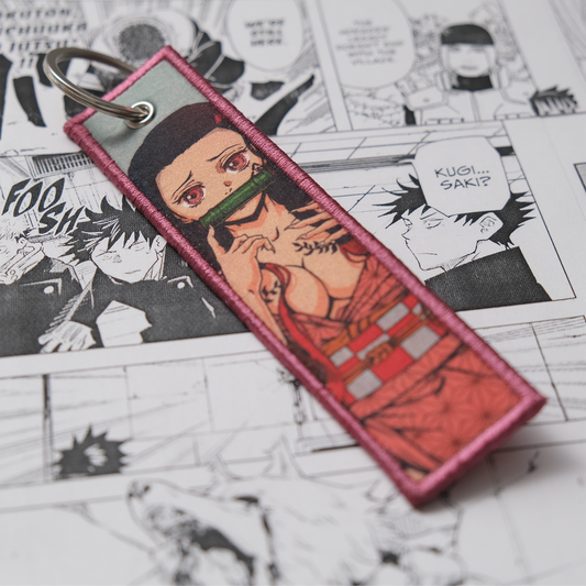 NEZUKO WAIFU JET TAG | KEYCHAIN