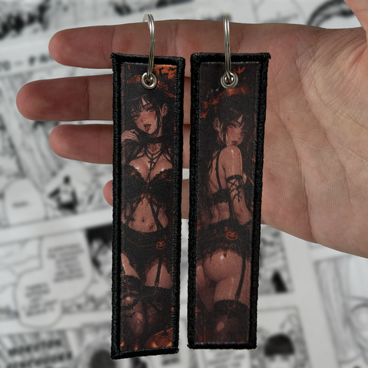 WITCH GIRL JET TAG | KEYCHAIN