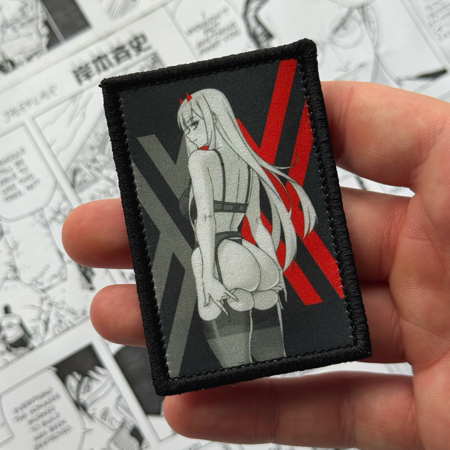 ZERO TWO MONOCHROME PATCH